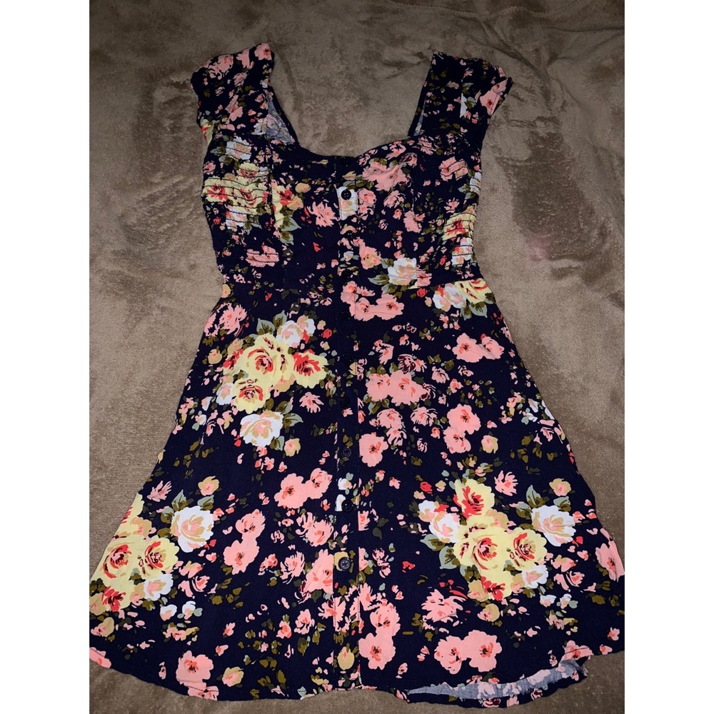 Floral off the shoulder dress